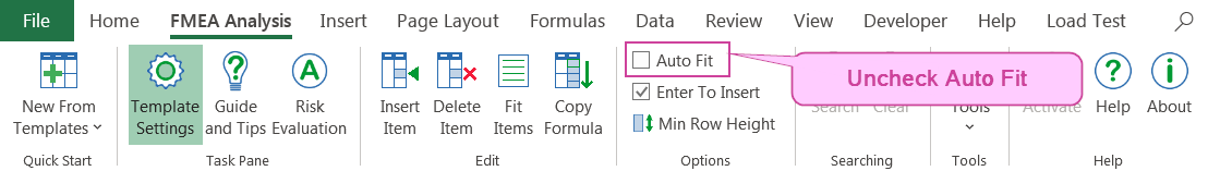 Disable Auto Fit With Callout